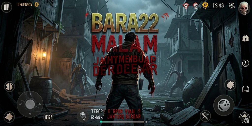 Tampilan gameplay menyeramkan dari BARA22 yang penuh ketegangan.