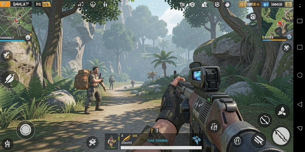 Gameplay seru DAHLIA77 dengan aksi cepat dan strategi dalam TPS.