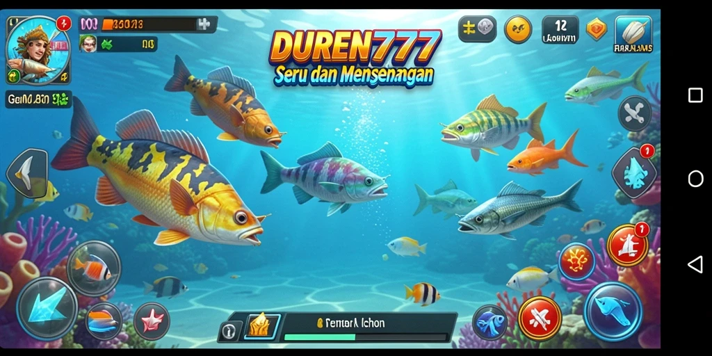 Gambaran gameplay Tembak Ikan yang seru di DUREN777.