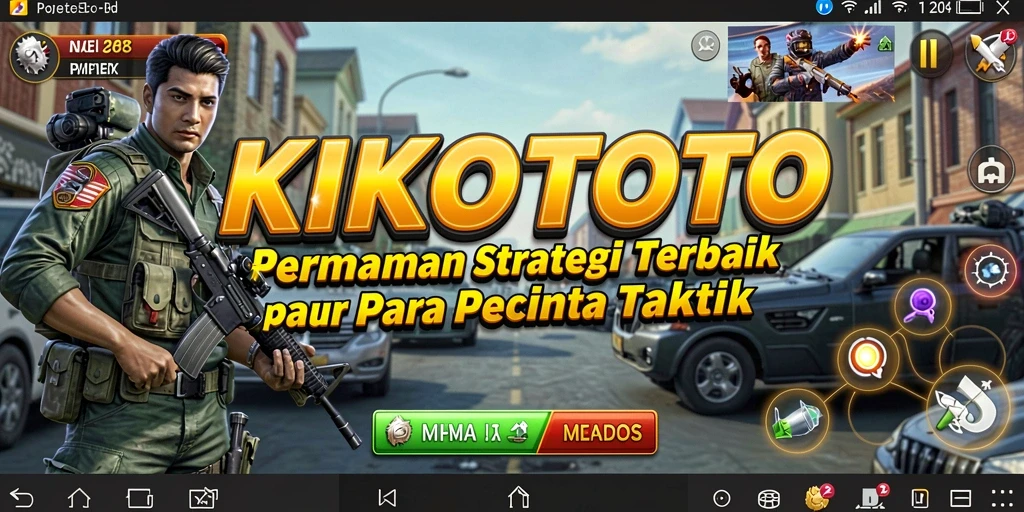 Tampilan gameplay KIKOTOTO yang dinamis dan menarik.
