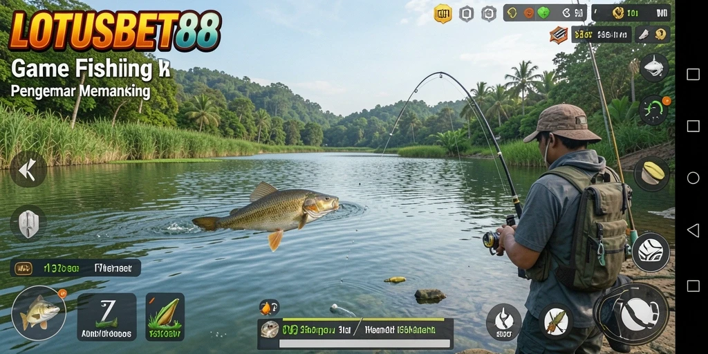 Screenshot tampilan gameplay LOTUSBET88 yang menarik.