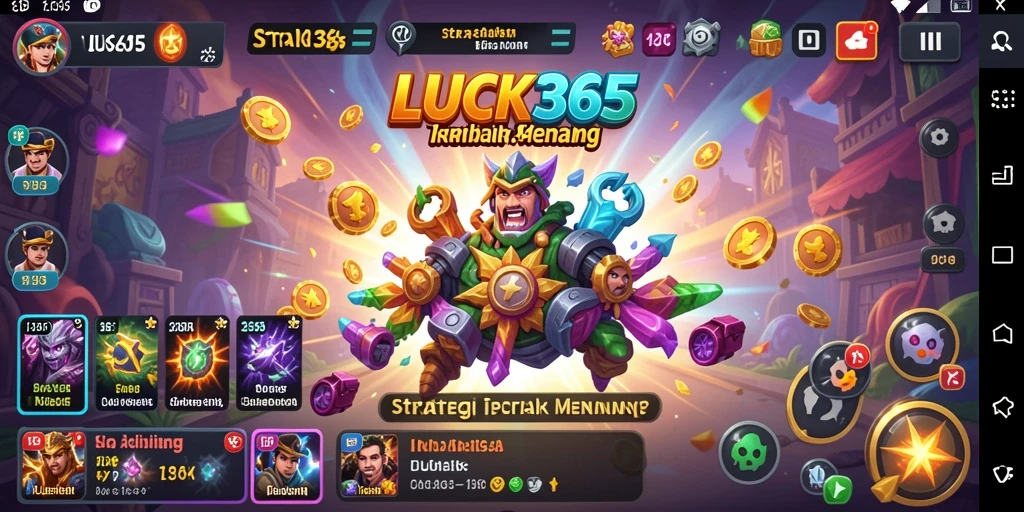 Tampilan gameplay mendebarkan LUCK365 dengan strategi yang menggugah.