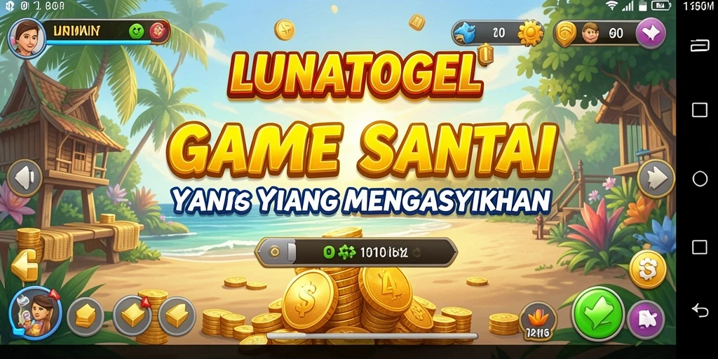 Tangkapan layar dari gameplay LUNATOGEL yang penuh warna dan menarik.