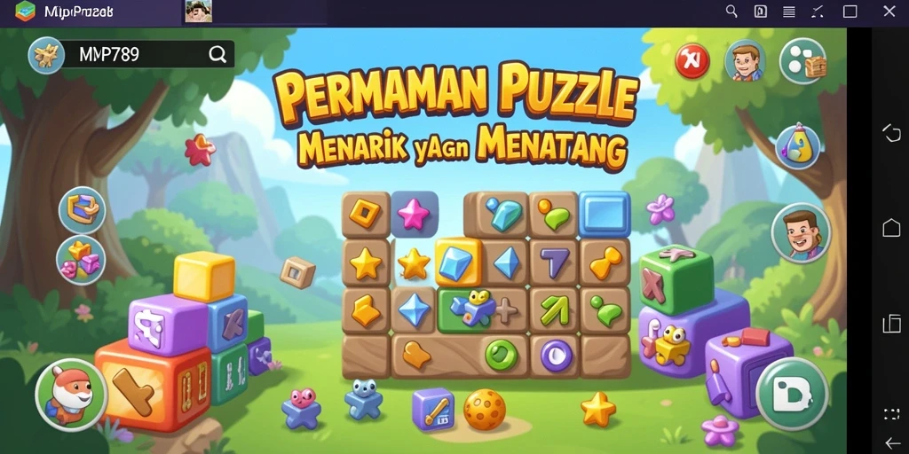 Tampilan gameplay menarik dari MVP789 dengan puzzle yang menantang.