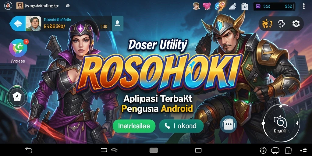 Tampilan antarmuka intuitif dari ROSOHOKI yang memudahkan penggunaan.